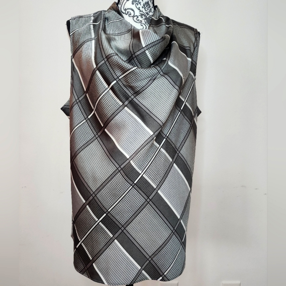 Talbots Cowl Neck Sleeveless Blouse size 18